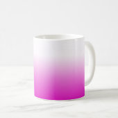 Roze Ombr Gradient Achtergrond Design-60416 Koffiemok (Voorkant rechts)