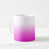 Roze Ombr Gradient Achtergrond Design-60416 Koffiemok (Voorkant links)