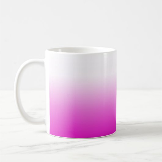 Roze Ombr Gradient Achtergrond Design-60416 Koffiemok (Links)
