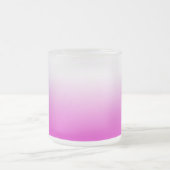 Roze Ombr Gradient Achtergrond Design-60416 Matglas Koffiemok (Center)