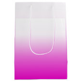 Roze Ombr Gradient Achtergrond Design-60416 Medium Cadeauzakje (Achterkant)
