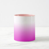 Roze Ombr Gradient Achtergrond Design-60416 Mok (Midden)