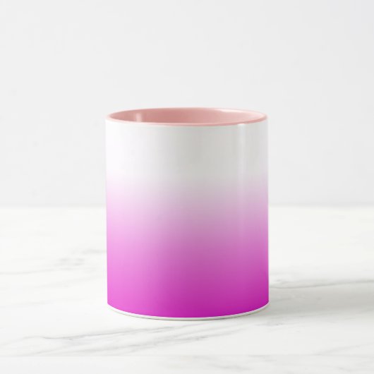 Roze Ombr Gradient Achtergrond Design-60416 Mok (Midden)