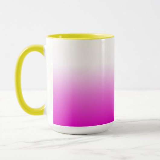 Roze Ombr Gradient Achtergrond Design-60416 Mok (Links)