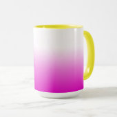 Roze Ombr Gradient Achtergrond Design-60416 Mok (Voorkant rechts)
