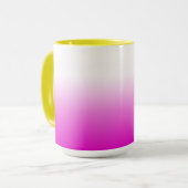 Roze Ombr Gradient Achtergrond Design-60416 Mok (Voorkant links)