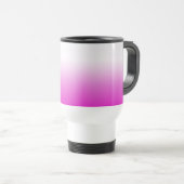 Roze Ombr Gradient Achtergrond Design-60416 Reisbeker (Voorkant rechts)