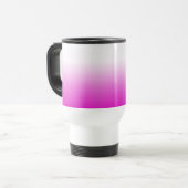 Roze Ombr Gradient Achtergrond Design-60416 Reisbeker (Voorkant links)