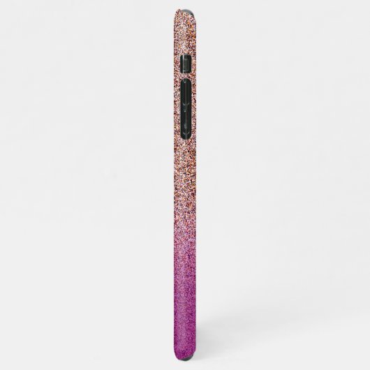 Roze Ombre Alpaca Design iPhone Hoesje (Linkerkant)