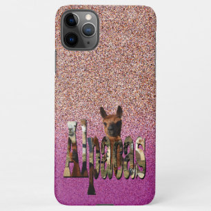 Roze Ombre Alpaca Ontwerp, iPhone 11Pro Max Hoesje