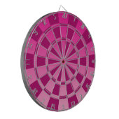 Roze Ombre Dartbord (Voorkant Links)
