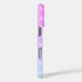 roze ombre Diamond Pattern Case-Mate iPhone Case (Achterkant / Rechts)