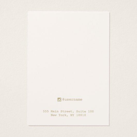 Roze ombre die juwelier-display Kaart verdient (Achterkant)