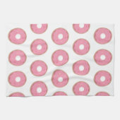 Roze Ombre Donuts Donut Strooisel Bakkerij Theedoek (Horizontaal)