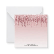 Roze Ombré Driving Glitter Monogram