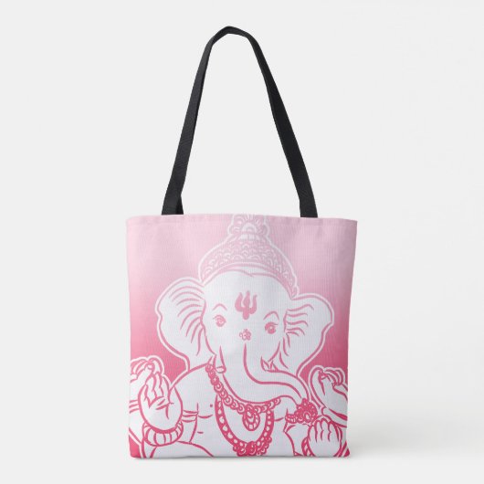 Roze ombre Ganesh Bag / Tas (Achterkant)