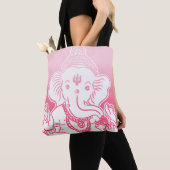 Roze ombre Ganesh Bag / Tas (Dichtbij)
