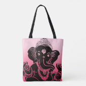 Roze ombre Ganesh Bag / Tas (Achterkant)
