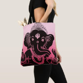 Roze ombre Ganesh Bag / Tas (Dichtbij)