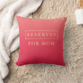 Roze Ombre gereserveerde stoel Kussen (Deken)