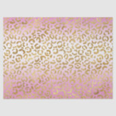 Roze ombre Gold leopard Print      Tissuepapier (Voorkant)
