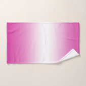 Roze ombre gradiënt kleurenhanddoekset bad handdoek (Handdoek)