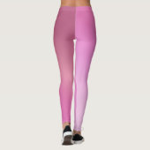  roze ombre gradiënt leggings (Achterkant)