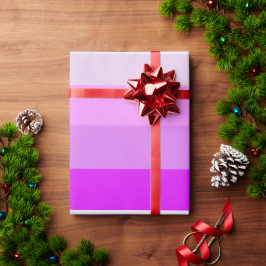 Roze Ombre Kersttijd Cadeaupapier