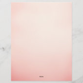 Roze Ombre Letterhead Briefhoofd (Achterkant)