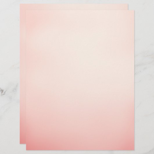 Roze Ombre Letterhead Briefhoofd (Voorkant / Achterkant)