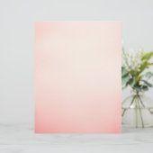 Roze Ombre Letterhead Briefhoofd (Staand voorkant)