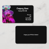Roze Ombre Orchid Standard Visitekaartje (Voorkant / Achterkant)