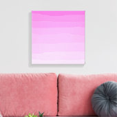 Roze Ombre originele kunst Canvas Afdruk (Insitu (Woonkamer))