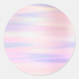 Roze Ombre Pastel Blush Make-up Cosmetica  Ronde Sticker