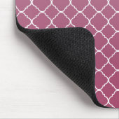 Roze Ombre Quatrefoil Muismat (Hoek)