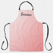 roze ombre schort (Voorkant)