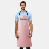 roze ombre schort (Gedragen)