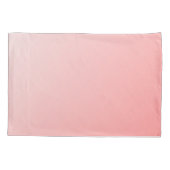 Roze Ombre Script Naam Kussensloop (Achterkant)