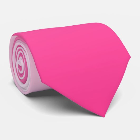 Roze ombre stropdas (Opgerold)