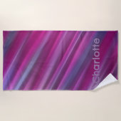 Roze ombre verloop strandlaken (Voorkant)