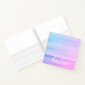 Roze ombre Waterverf persoonlijke laptop Notitieboek (Binnen)