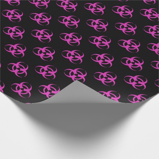 Roze omgevarensymbool — Verpakkingspapier Cadeaupapier (Hoek)