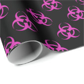 Roze omgevarensymbool — Verpakkingspapier Cadeaupapier (Rol Hoek)