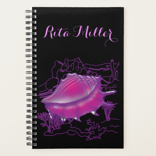 Roze omhulsel van zee planner (Voorkant)
