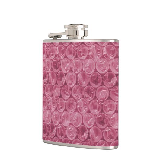 Roze omwikkelpatroon heupfles (Links)