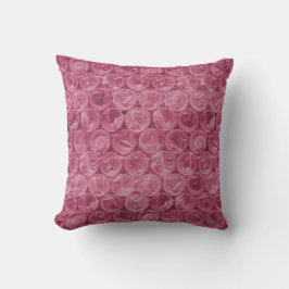 Roze omwikkelpatroon kussen