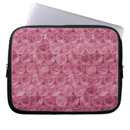 Roze omwikkelpatroon laptop sleeve
