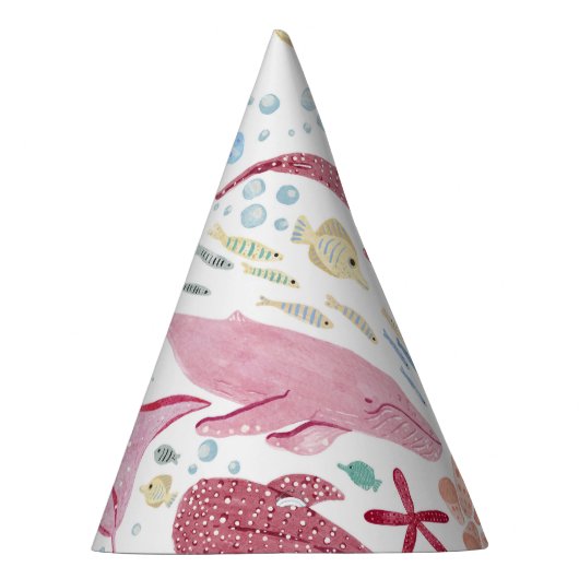 Roze onder het Zee Feesthoedjes (Rechts)