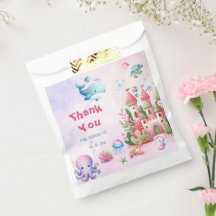 Roze onder het Zee meisje Baby shower