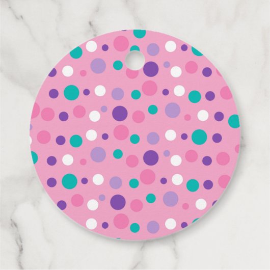 Roze onder het Zee Nautical Whale Birthday Bedankjes Labels (Achterkant)